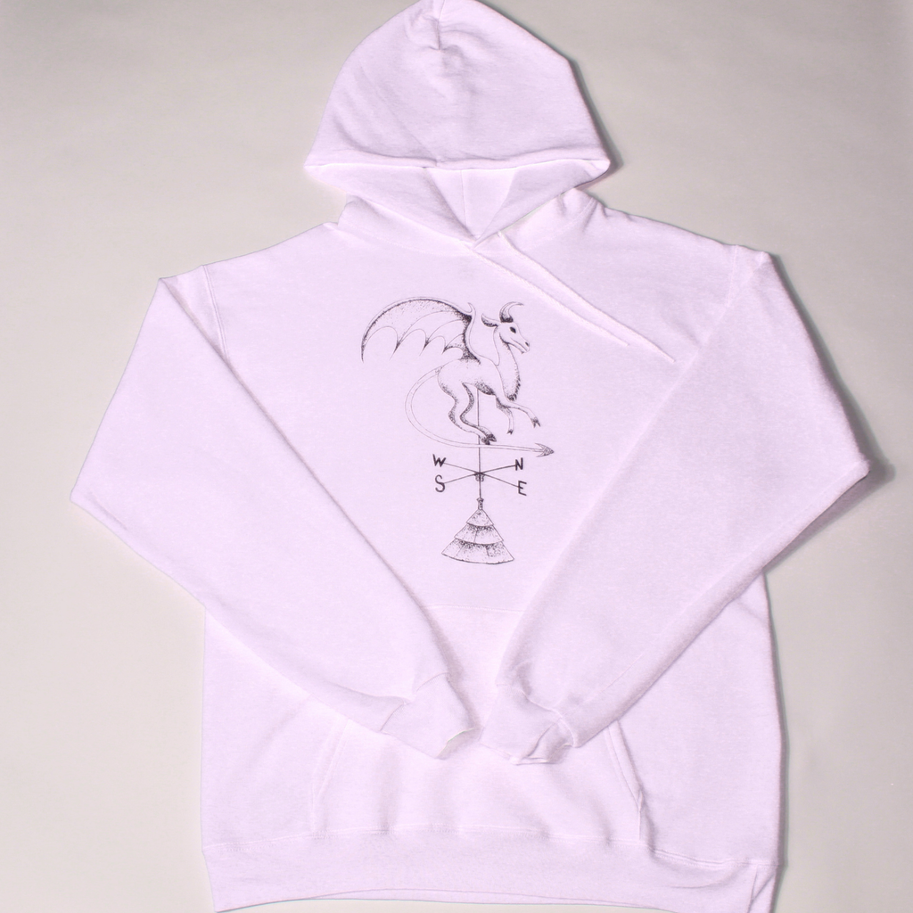 Batsto Jersey Devil hoodie in light pink from Cryptid Records