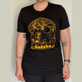 Madska Jackalope indie rock band t-shirt in black from Cryptid Records