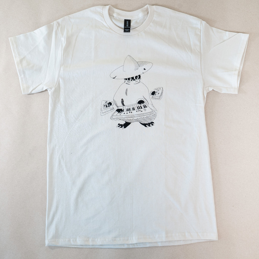 Maestro (keys wizard) graphic t-shirt from Cryptid Records in natural