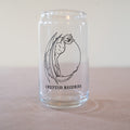 Shwoot Owl soda can glass from Cryptid Records