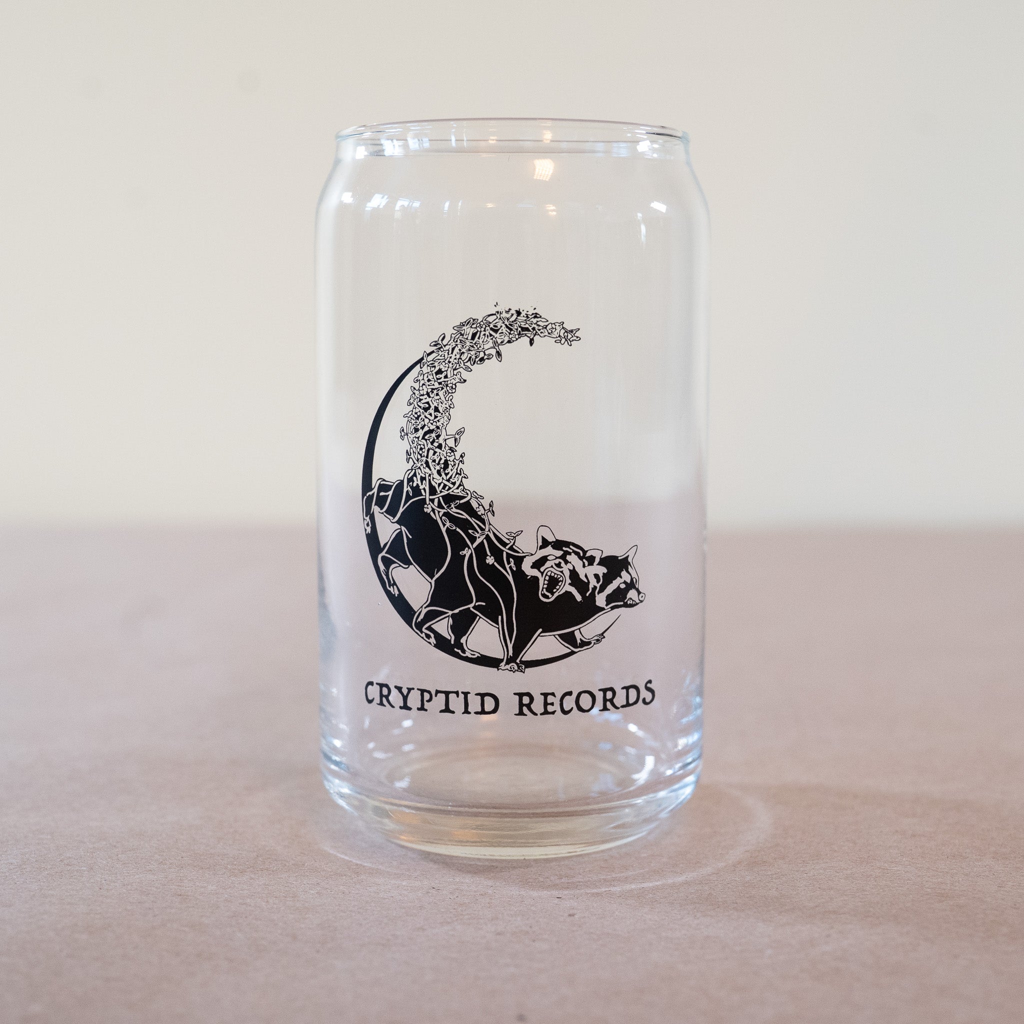 Gizmo Treasure Tracker soda can glass from Cryptid Records