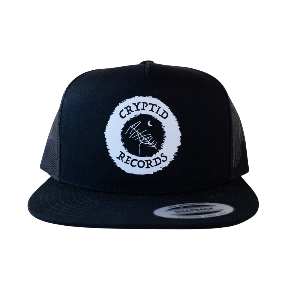 The Beacon (Antenna) snapback trucker hat, front view
