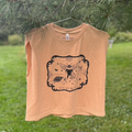Girls Will Be Girls muscle tank in mustard yellow from Cryptid Records