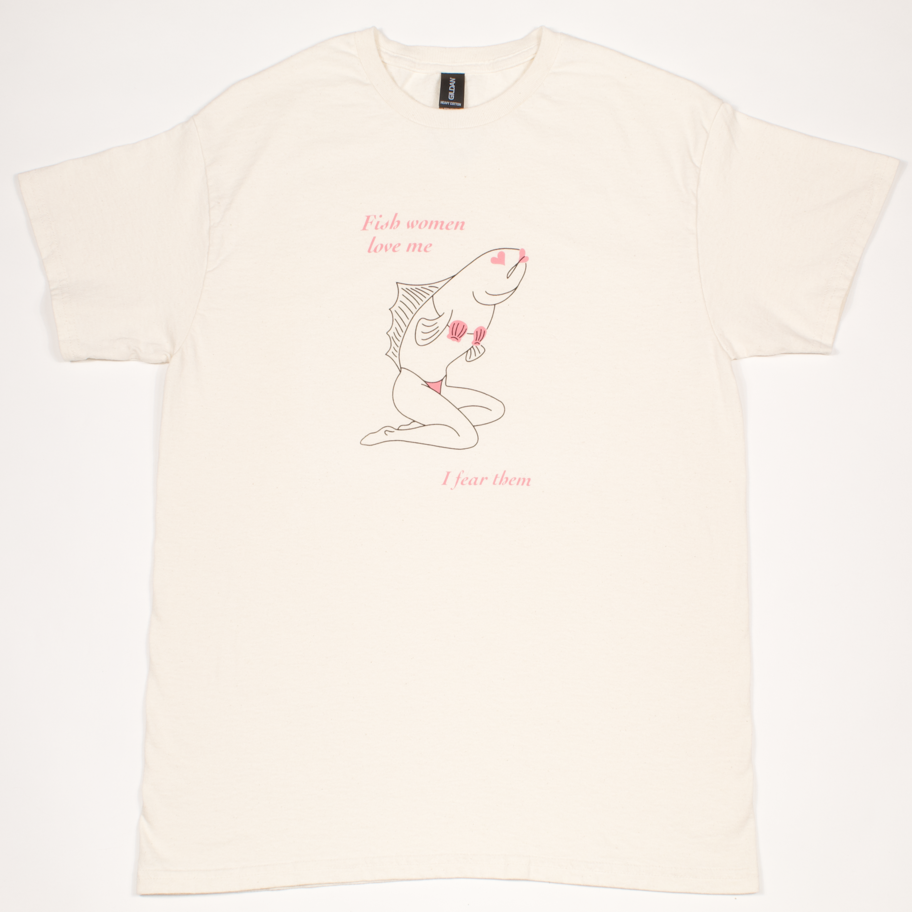 Sirena Fish Woman t-shirt in natural