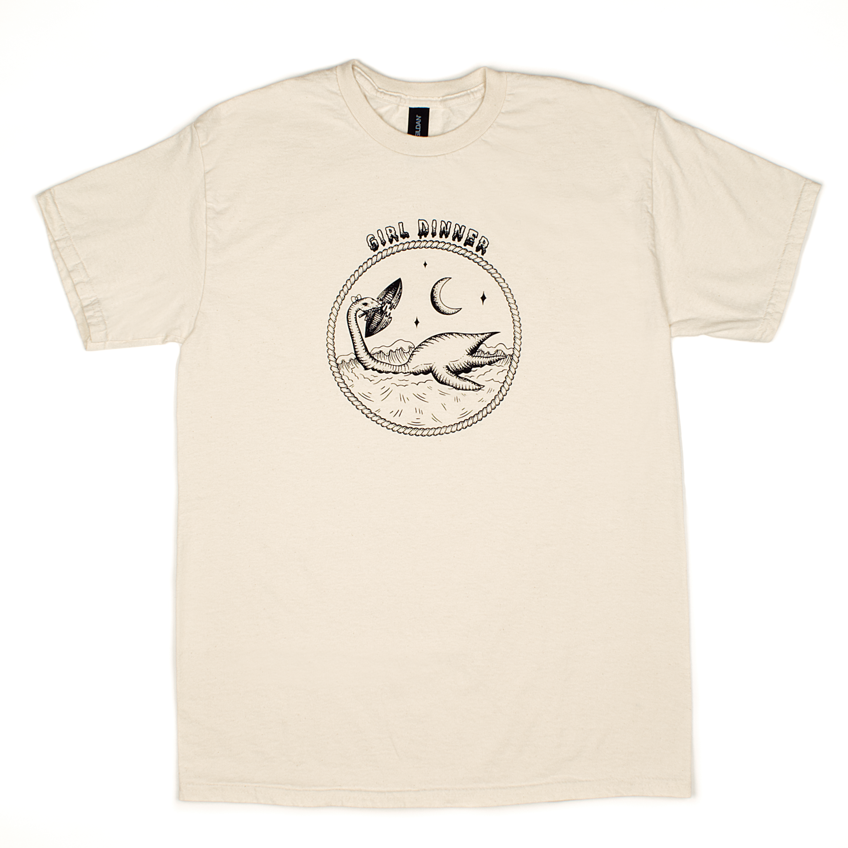 Plesia Girl Dinner t-shirt in natural