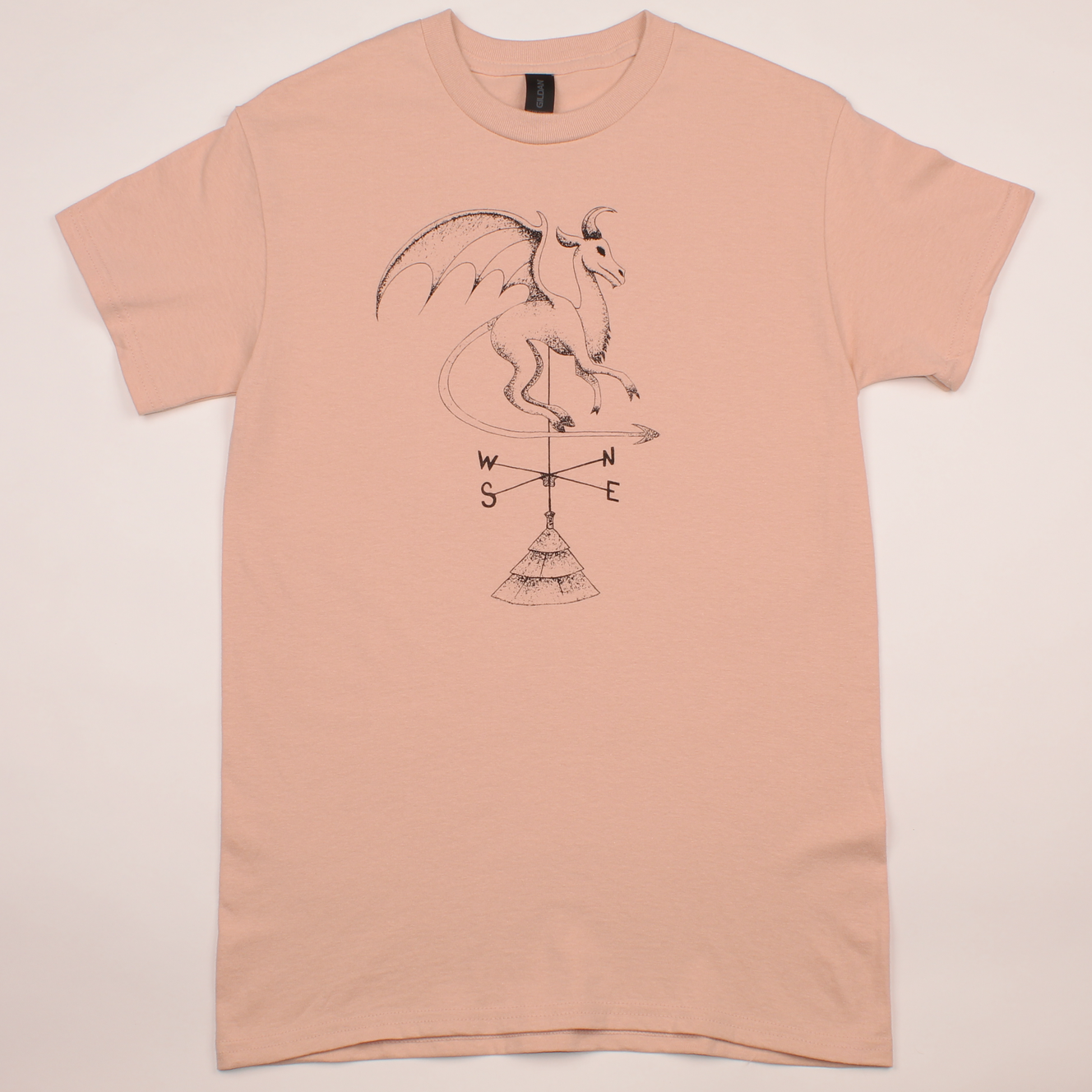 Batsto (Jersey Devil) T-Shirt in dusty rose